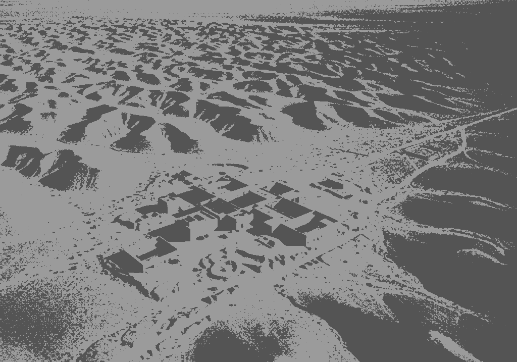 Aerial view of purported Popov Nevada site.